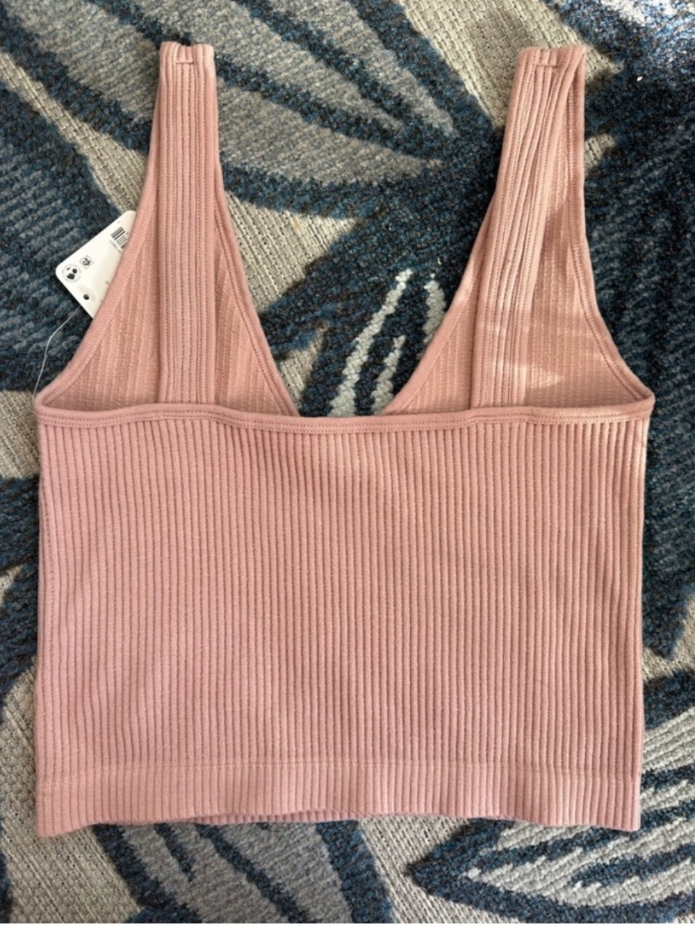 Free People Solid Rib Brami Crop Tank - Size M/L - NWT - Picture 5 of 9